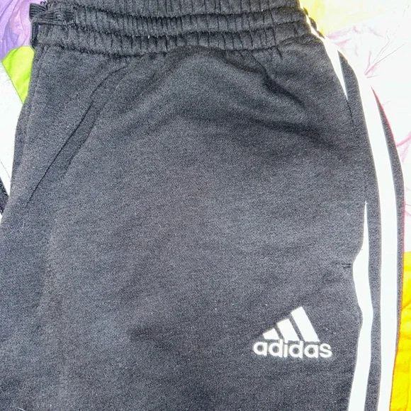 Adidas Men’s Black & Light Gray Athletic Shorts Set, Size XL - Picture 3 of 8